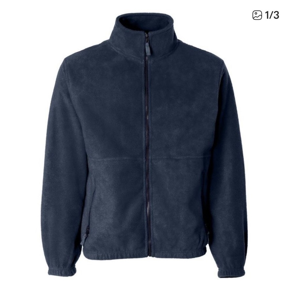 Sierra Pacific Fleece Full-Zip Jacket Navy Mens XXL